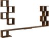 vidaXL Wandrek voor televisie, rookeik, 200 x 15 x 94 cm
