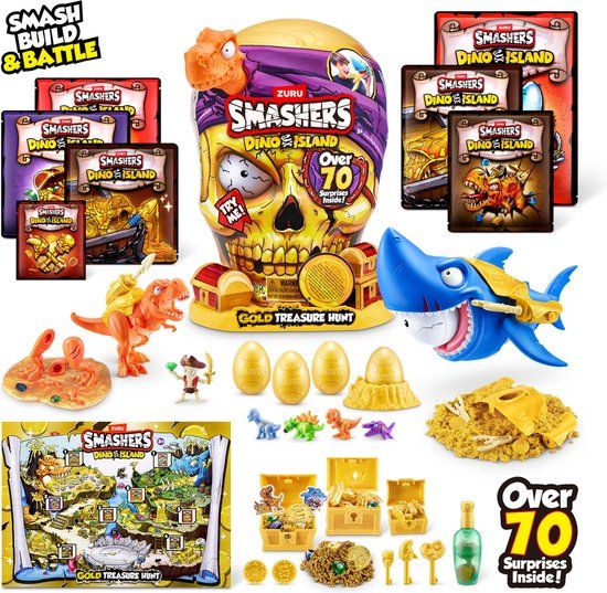 Smashers Dino Island Gold Treasure Hunt van ZURU