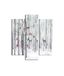 Homemania Wandafbeelding, 3 stuks, dieren, woonkamer, slaapkamer, meerkleurig, 57 x 0,3 x 60 cm, HM203MDF285, MDF