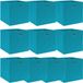 vidaXL Opbergboxen 10 st 32x32x32 cm stof babyblauw
