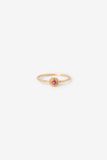 Sissy-Boy - Gold plated ring met ronde steen