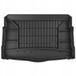 Frogum - DryZone - Kofferbakmat 3D met Organizer - Geschikt voor VOLKSWAGEN Golf 8 Hatchback vanaf 2019 - Lage laadvloer - TPE Rubber - Zwart