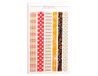 Dailylike Stickers papieren strips voor Daily Christmas/Holy Night verschillende designs, 15 mm x 10 cm.