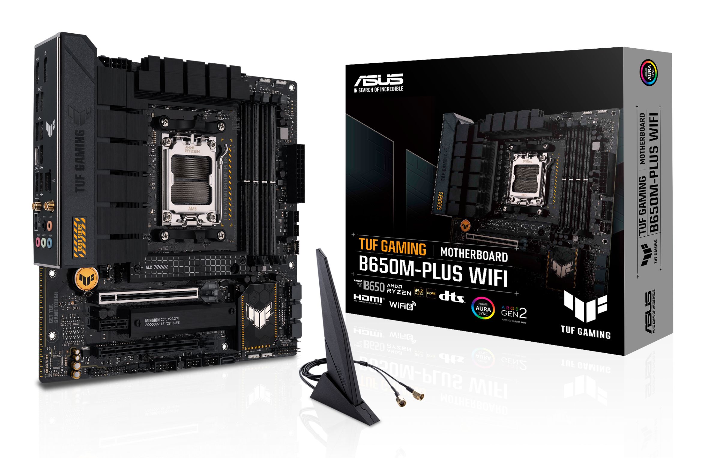 ASUS TUF GAMING B650M-PLUS WIFI - Micro ATX Motherboard - AMD B650 - Socket AM5