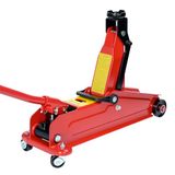HYCHIKA Stalen racetrolley krik, laag profiel autokrik met hydraulische zuiger, snelheffingspomp, capaciteit van 3 ton, hefbereik 13,5-45,7 cm