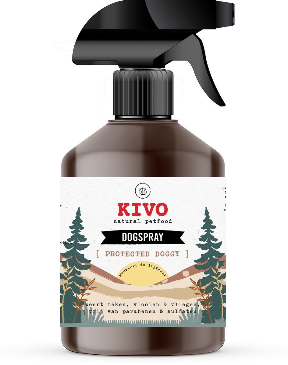 Kivo Petfood - Protected Doggy Hondenspray - 500 ml