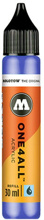 Molotow ONE4ALL - 30ml metallic blauwe navul Inkt op acrylbasis
