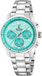 Festina F20753/3 Unisex Polshorloge Groen Wijzerplaat Staal Zilverkleurig