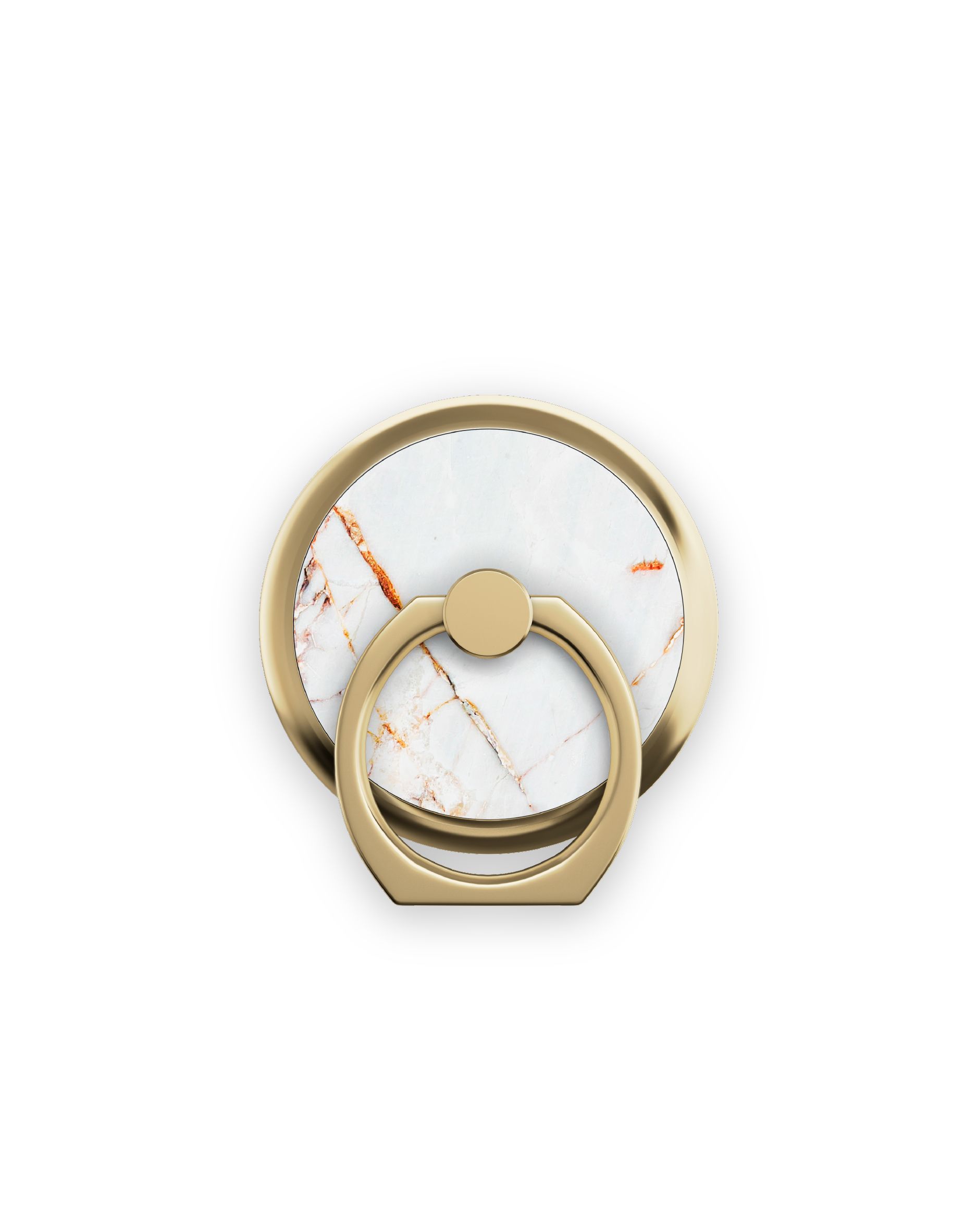 iDeal of Sweden Magnetic Ring Mount - Carrera Gold Marble - Telefoonring