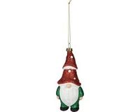 Home & Styling Home and Styling kersthanger gnome/dwerg/kabouter - kunststof - 12,5 cm