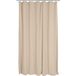LIVARNO® Rideau de douche en seersucker Premium, 180 x 200 cm (beige)