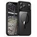 JT BERLIN Pankow Hybride MagSafe hoes voor Apple iPhone 17 Pro Max - Noir, Transparant