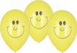 Merkloos / Sans marque Conpax Smile / Emoticon ballonnen - 30 stuks - Geel
