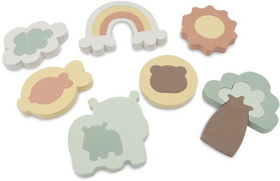 Jollein Badpuzzel Foam Kangaroots