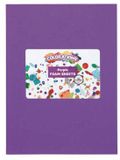 Colorations foam knutselvellen paars 10 stuks