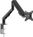 Delight LCD monitorarm - telescopische tafelbevestiging - verstelbare arm voor monitors tot 30” - max. 9 kg - VESA 75x75/100x100 - noir [39683]