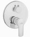 Invena BADLAND Inbouw badkraan 2-delig, Verso, chroom, rond