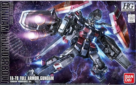 Bandai Model Kit GUNDAM - Model Kit - HG 1/144 - Full Armor Gundam Thunder. - 13 CM