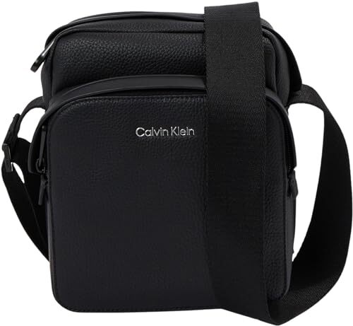 Calvin Klein Calvin Klein Moet Pebble Reporter Tas, Zwart (Ck Black Pebble), Eén maat, onbezorgd