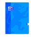 Oxford 400092298 notitieboek, grote ruiten, 96 pagina's 24 x 32 cm Blauw