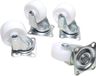 Benson Roue pivotante - Ø 40 mm - Blanc - Charge maximale 12 kg - 4 pièces