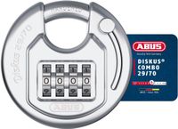 ABUS Hangslot Discus Combo 29/70 - Cijferslot, Roestvrij Staal
