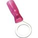 TRU COMPONENTS 1583111 Ringkabelschoen Met krimpkous Dwarsdoorsnede (max.): 1.50 mm² Deels geïsoleerd Rood 1 stuk(s)