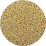 Sans marque Petites perles de verre 4 mm 6/0 - rocailles dorées - 2000 pièces