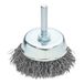 Vigor pannenborstel (grof, diameter: 50 mm, schachtdiameter: 6 mm) V6800-50, zilver