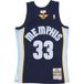 Gritstone NBA Dark Jersey 2008 No 33 Marc Gasol Memgri Original Team Colors Men's Basketball Tank Top