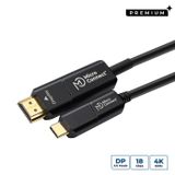 Microconnect USB3.1CHDMI20OP video kabel adapter 20 m USB Type-C HDMI Zwart