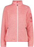 CMP Dikke rits fleece voor vrouw coral-bianco XXS