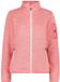 CMP Dikke rits fleece voor vrouw coral-bianco XXS