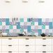 Stickers Azulejos Stickers voor wandtegels 20 x 20 cm Prague