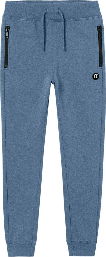 NAME IT KIDS Vimo Joggingbroek Junior - blauw - Maat 164