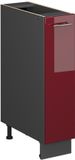 Vicco Apotheekkast Fame-Line, Bordeauxrode hoogglans/Antraciet, 20 cm zonder werkblad
