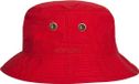 Hatland Waterbestendige UV Bucket hoed voor heren - Kasai - Rood - maat M (57CM)