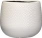 Mica Decorations Gabriel Bloempot - H16 x Ø18 cm - Wit
