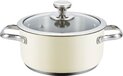 Haeger Kookpot met Deksel - Beige - Ø 24 cm