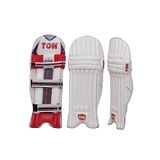 SS TON Super Cricket Batting Pad | Multicolor | Size: Youth | Closure Type: Hook and Loop | For Right-Hand batsman