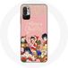 Maniacase Etui voor Xiaomi Poco M3 Pro Demon Slayer Merry Christmas Poster Anime Manga
