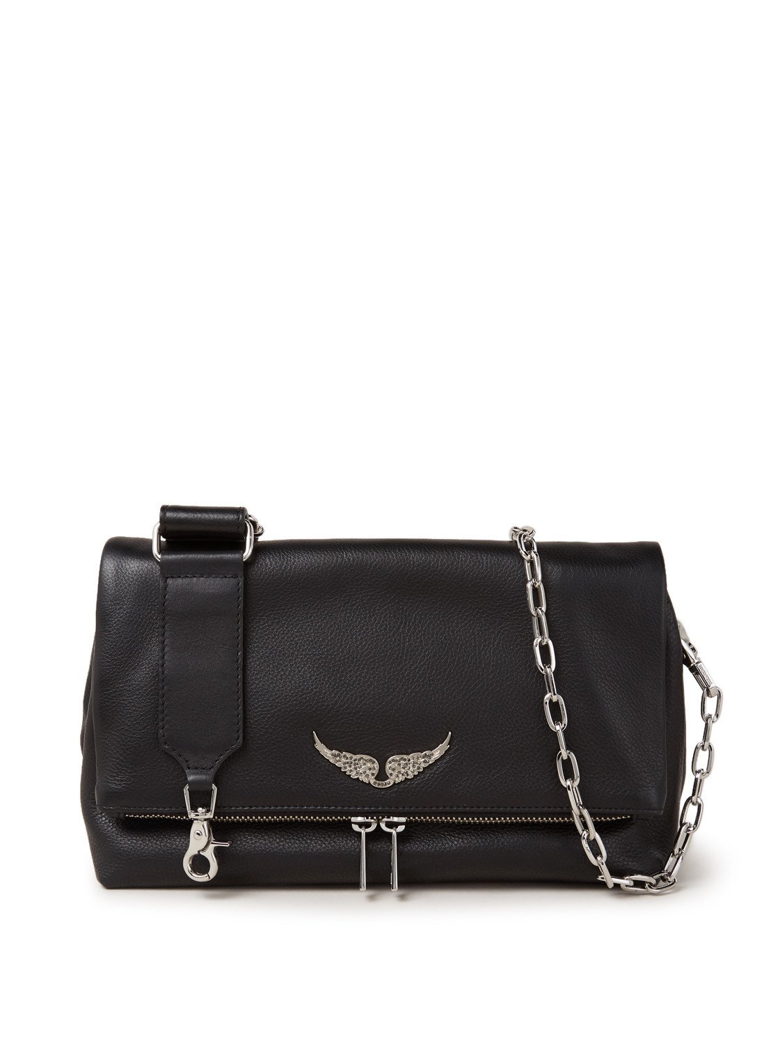 Zadig & Voltaire Rocky crossbodytas van leer