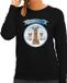 Bellatio Decorations foute kersttrui/sweater dames - Rudolf - zwart - piemel/penis XL