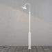 Konstsmide 560-250 buitenverlichting E27 Wit Aluminium IP23 Dimbaar AC 300 mm 2400 mm A++