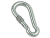 Marinetech mousqueton avec écrou de blocage - 8x80 mm - Inox 316