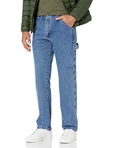 Wrangler Authentics Men's Classic Comfort Waist Jeans - Antique Stone - 32W / 29L