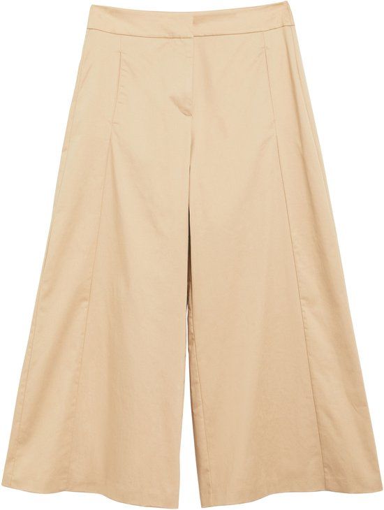 comma s.Oliver Broek Zandsteen Lyocell Regular Fit Vrouwen Maat 36