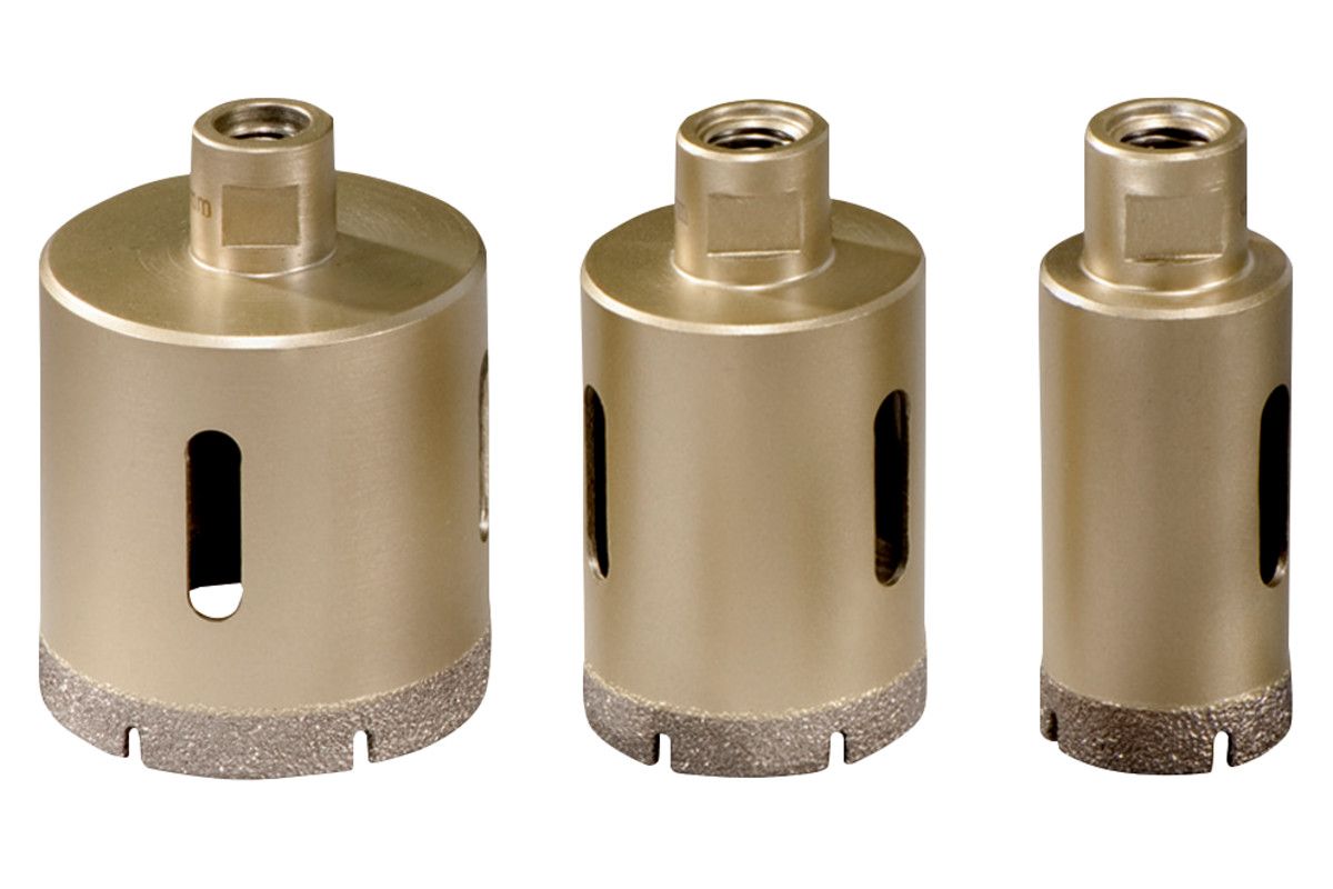Metabo 628322000 Tegel-diamantboorkronen Set - 3-delig - Droog - M14