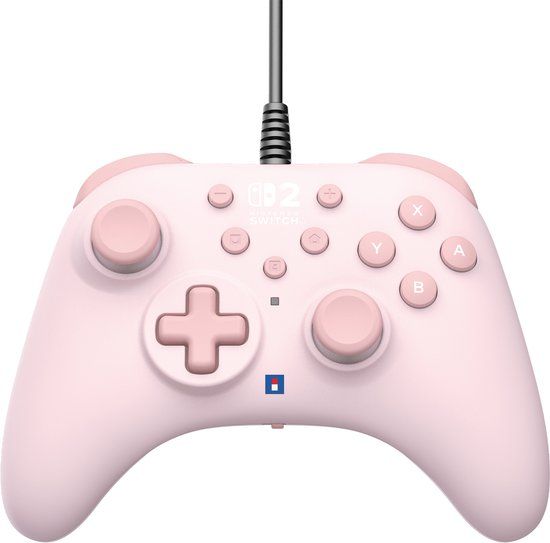 HORI HORIPAD Turbo Wired Controller voor Nintendo Switch 2 - Roze