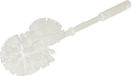 Merkloos Toiletborstel - met randreiniger - wit - 37 x 7.5 cm - kunststof